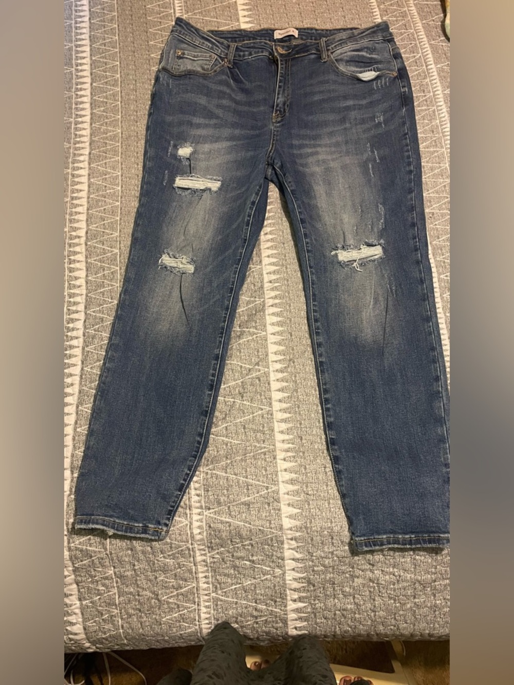 Special A Distressed Blue Denim Jeans